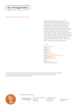 Spartacus and the Slave War 73-71 BC &euro; 2,50