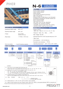 N-6 6 mm Carbon Potentiometer