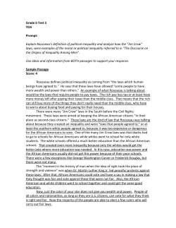 Explain Rousseau`s definition of political