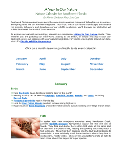 A Year In Our Nature - Collier County Extension Office
