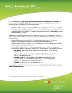 Acrovyn 4000 Cradle to Cradle Certified™ Rigid Sheet and Wall