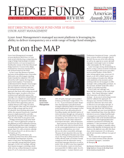 Put on the MAP - Lyxor Asset Management