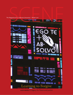 Learning to Forgive - St. Ambrose University