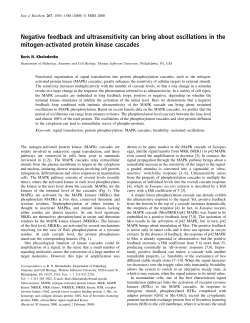 Negative feedback and ultrasensitivity can bring about oscillations in