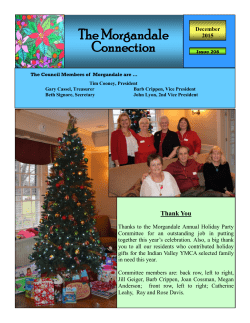 The Morgandale Connection - Morgandale Condominium Association