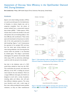 Assessment of One-way Valve Efficiency in the