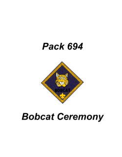 Bobcat Graduation Ceremony - Pack 150 Enterprise, Alabama