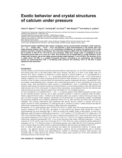 Exotic behavior and crystal structures of calcium