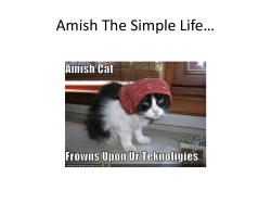 Insights on Treatment of Amish