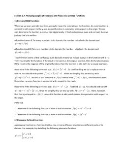 ( ) 2 1 f x x = ( ) 2( ) 1 f x x &minus; = &minus; ( ) 2 1 f x x &minus; = ( ) 2 f x x x = &minus; + ( ) ( ) 2