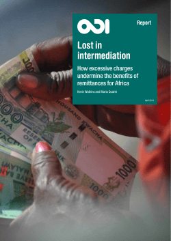 Lost in intermediation - Overseas Development Institute