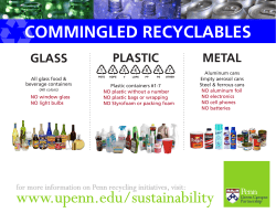 COMMINGLED RECYCLABLES