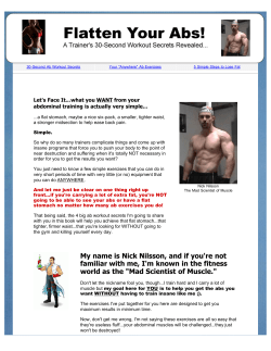 Flatten Your Abs! Home - Burn the Fat, Feed the Muscle