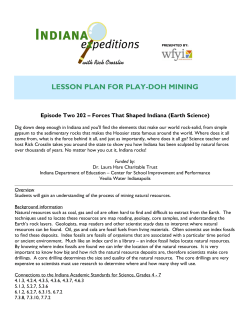 lesson plan for play-doh mining