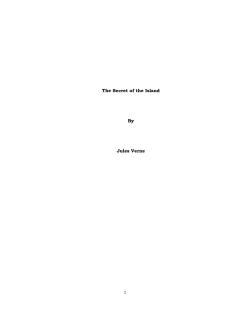 The Secret of the Island By Jules Verne