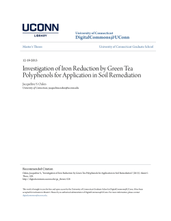 Investigation of Iron Reduction by Green Tea Polyphenols for