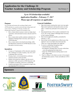 Application for the Challenge 24 Teacher Academy