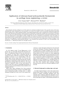 Application of chitosan-based polysaccharide