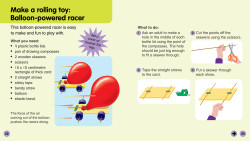 Make a rolling toy: Balloon