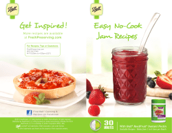 Easy No-Cook Jam Recipes Get Inspired!