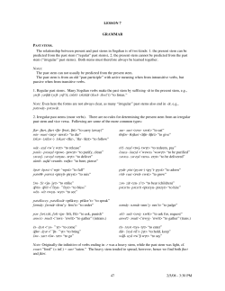 Lesson 7 - Fas Harvard