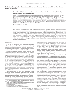 Ionization Energies for the Actinide Mono