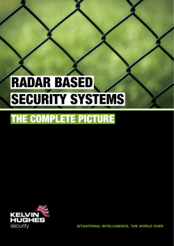 radar based security systems