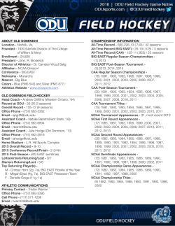Quick Facts - ODUSports.com