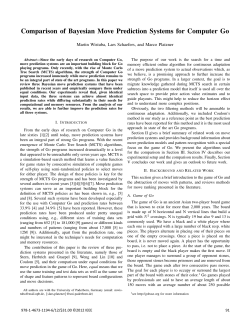 Comparison of Bayesian Move Prediction Systems for Computer Go