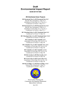 Draft EIR - Kern County