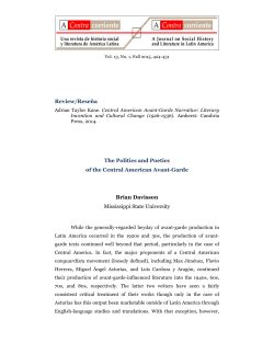 Review/Reseña The Politics and Poetics of the