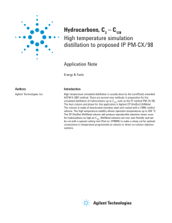 Hydrocarbons, C &ndash; C High temperature simulation distillation to