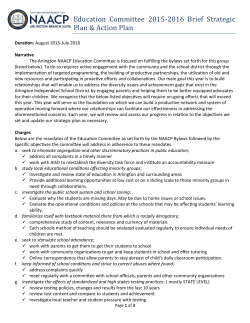 2015-16 Education Strategic Plan
