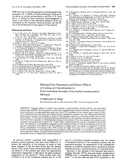 Melting Point Depression and Kinetic Effects of