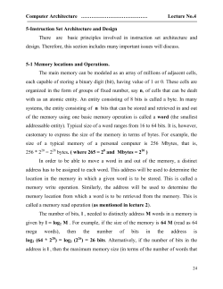Computer Architecture