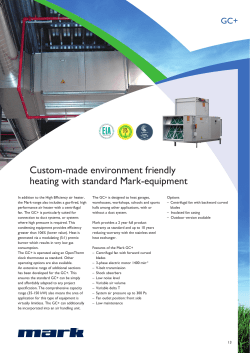 Custom-made environment friendly heating with standard Mark