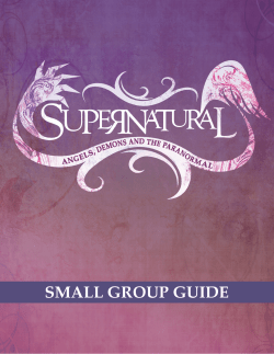 NHWW - Supernatural - Guide Session 1