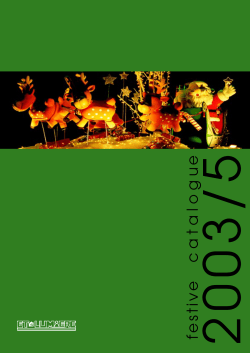 Festive Products Catalogue