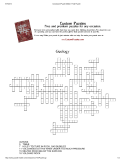 GCS Geology Crossword