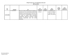 33rd Clerks LOG - Guam Legislature
