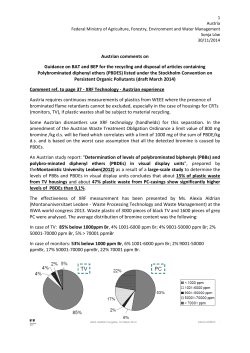 Austrian comments on Guidance on BAT and BEP for the recycling