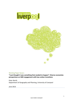 - Low Carbon Liverpool