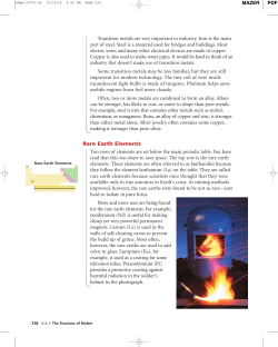 Rare Earth Elements