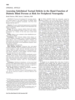 - Archives of Physical Medicine and Rehabilitation