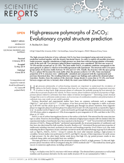 High-pressure polymorphs of ZnCO3