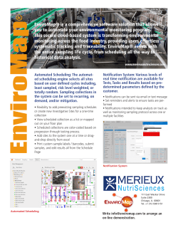 EnviroMap&reg; is a comprehensive software solution that allows you to