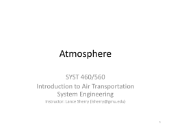 Atmosphere - Center for Air Transportation Systems Research
