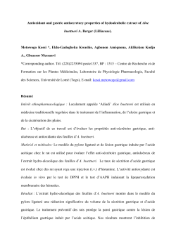 Anti-ulcer and gastric anti-secretory properties of hydo