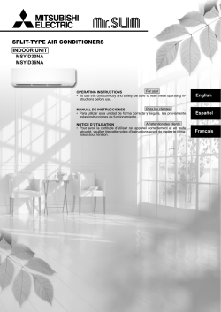 split-type air conditioners