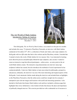 The Art World of Mark Jenkins